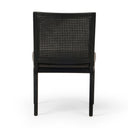 Arista Antonia Cane Armless Dining Chair - Brushed Ebony Sonoma Black