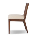 Arista Antonia Cane Armless Dining Chair - Almond Nettlewood Savile Flax
