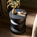 Verano Inez End Table - Black Pine