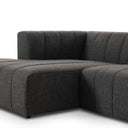 Verity Langham Channeled 2-Piece Sectional - Left Arm Facing Saxon Charcoal