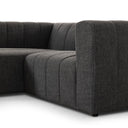 Verity Langham Channeled 2-Piece Sectional - Left Arm Facing Saxon Charcoal
