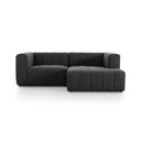 Verity Langham Channeled 2-Piece Sectional - Right Arm Facing Saxon Charcoal