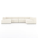 Vesper Langham Channeled 5-Piece Sectional - Left Chaise Fayette Cloud