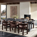 Solstice Otto Dining Table - 110 Black Pine