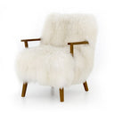 Verano Ashland Armchair - Drifted Oak Mongolia Cream Fur