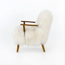 Verano Ashland Armchair - Drifted Oak Mongolia Cream Fur