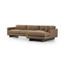 Arista Everly 2-Piece Sectional - Right Chaise 70 Antwerp Cafe
