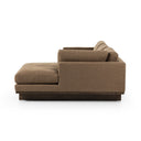 Arista Everly 2-Piece Sectional - Right Chaise 70 Antwerp Cafe