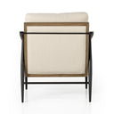 Luxe Haven Kennedy Chair - Kerbey Ivory