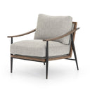 Luxe Haven Kennedy Chair - Gabardine Grey