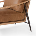 Luxe Haven Kennedy Chair - Palermo Cognac