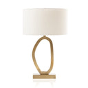 Solara Bingley Table Lamp - Antique Brass Aluminum