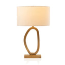Solara Bingley Table Lamp - Antique Brass Aluminum