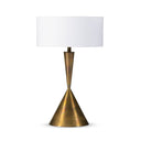 Elegant Clement Table Lamp - Burnt Brass