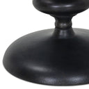 Calista Matchstick Pedestal Table - Black Antique