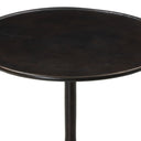 Calista Matchstick Pedestal Table - Antique Rust