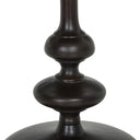 Calista Matchstick Pedestal Table - Antique Rust
