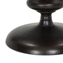 Calista Matchstick Pedestal Table - Antique Rust