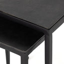 Vesper Dalston Nesting End Table Set - Raw Black