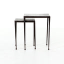 Verity Dalston Nesting End Table Set - Antique Rust