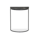 Aria Ane Nesting Tables - Polished Black Marble