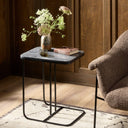 Caelum Adalley C Table - Polished Black Marble