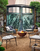 Arista Teak Stool - Aged Natural Teak