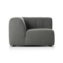 Aria Build Your Own Gwen Outdoor Sectional - Corner Piece Hayes Charcoal