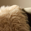 Luxe Lalo Lambskin Throw - Beige Lambskin