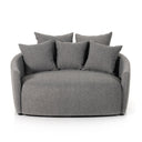 Aveline Media Lounger - Fallon Charcoal