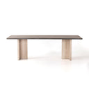 Aveline Cross Dining Table - Ashen Walnut