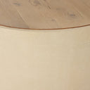 Verity Crosby Round Coffee Table - Light Cream