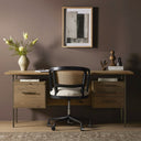 Aveline Lauren Desk - Natural Solid Oak