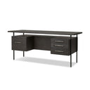 Aveline Lauren Desk - Charcoal Oak Veneer