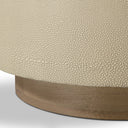 Arbor Side Table - Light Cream Shagreen