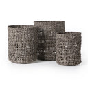 Luxe Living Natural Baskets Set Of 3