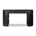 Verity Pilar Desk - Ebony Oak Veneer