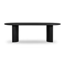 Verity Paden Dining Table - Aged Black Acacia 94