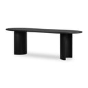 Verity Paden Dining Table - Aged Black Acacia 94