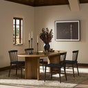 Verity Paden Dining Table - Worn Oak Veneer 94