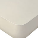 Calista Square Coffee Table - White Concrete