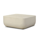 Calista Square Coffee Table - White Concrete
