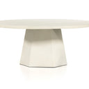 Oasis Bowman Outdoor Coffee Table - White Concrete
