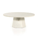 Oasis Bowman Outdoor Coffee Table - White Concrete