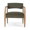 Verity Tyler Armchair - Modern Velvet Loden