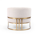 Evermore Corbin Chair - Knoll Natural Satin Brass