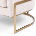Evermore Corbin Chair - Knoll Natural Satin Brass