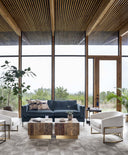 Evermore Corbin Chair - Knoll Natural Satin Brass