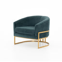 Evermore Corbin Chair - Bella Jasper Satin Brass