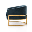 Evermore Corbin Chair - Bella Jasper Satin Brass